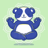 Sporty Panda Meditating In Yoga Pose Meditation Premium Urban Pullover Hoodie | Artistshot