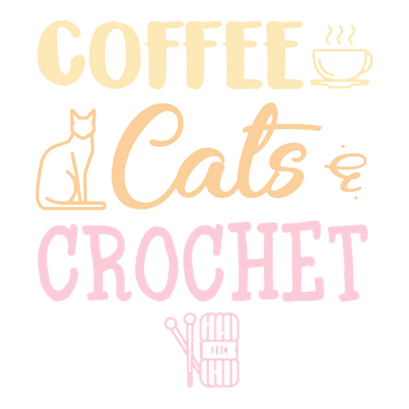 Crocheting T  Shirt Coffee Cats And Crochet Cute Crocheting Design For Bomber Jacket | Artistshot