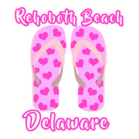 Rehoboth Beach Delaware Summer Vacation Heart Flip Flops Pullover Hood Bomber Jacket | Artistshot