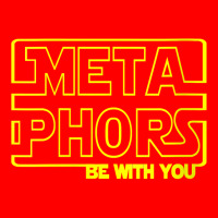 Womens Metaphors Be With You Funny English Teacher Shirts T Shirt V Ne Bomber Jacket | Artistshot