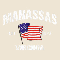 Manassas Virginia Va Usa Stars & Stripes Vintage Style Adjustable Baseball Cap | Artistshot