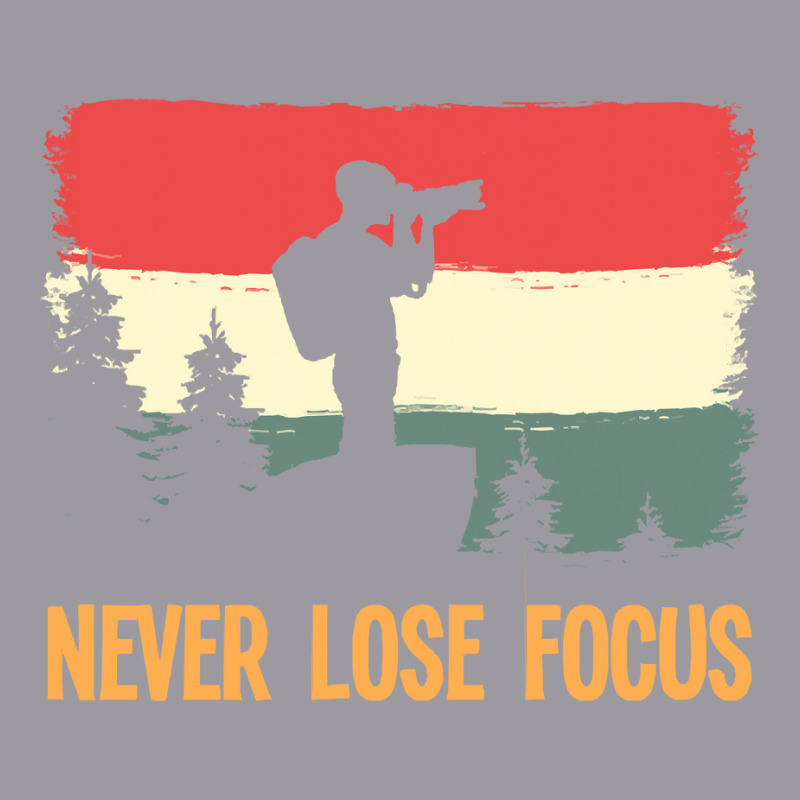 Amateur Photographer T  Shirt Retro Never Lose Focus Photography Photo Adjustable Baseball Cap by brekkeelton | Artistshot