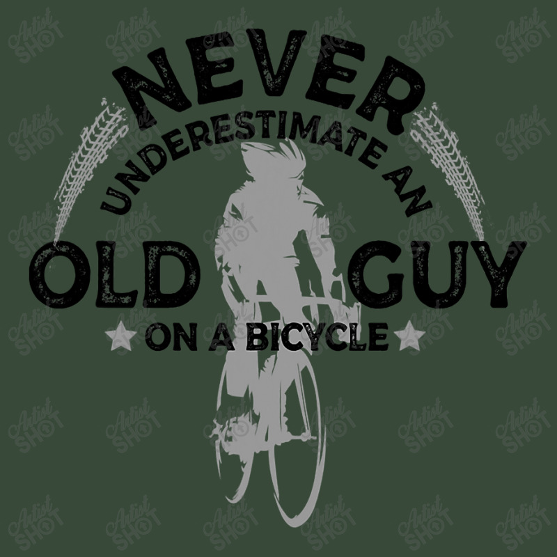 Never Underestimate An Old Guy On A Bicycle Cycling Adjustable Baseball Cap | Artistshot