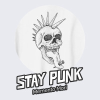 Memento Mori Stay Punk   Funny Goth Rock In Death And Life T Shirt Adjustable Baseball Cap | Artistshot