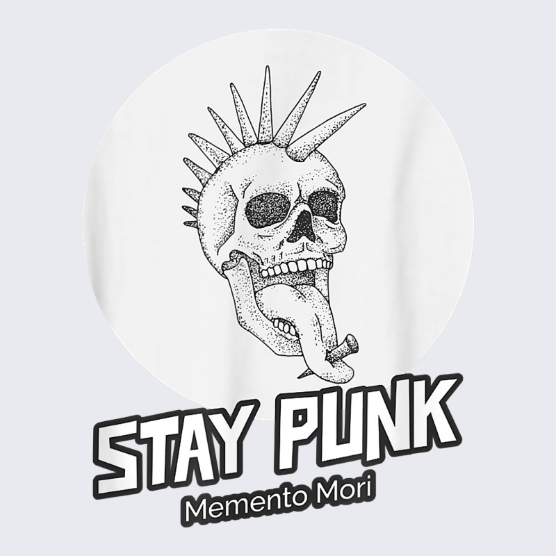 Memento Mori Stay Punk   Funny Goth Rock In Death And Life T Shirt Adjustable Baseball Cap | Artistshot