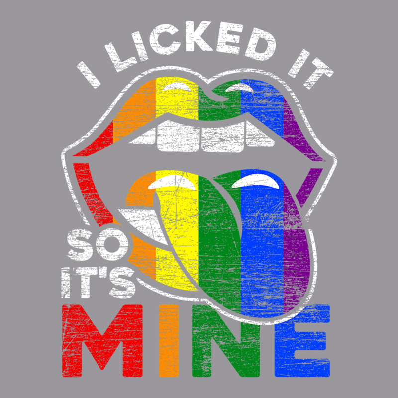 I Licked It So Its Mine Rainbow Lgbt Adjustable Baseball Cap by MarkRodriguez | Artistshot