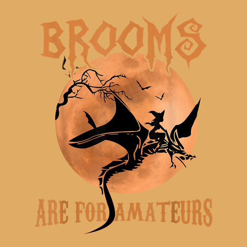 Brooms Are For Amateurs Dragon Riding Witches Halloween T Shirt Urban Heavy T-shirt by jaiahlowes | Artistshot