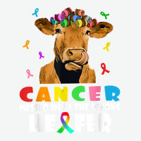 Cancer Messed With The Wrong Heifer Cow Lover Fight Cancer T Shirt Urban Heavy T-shirt | Artistshot