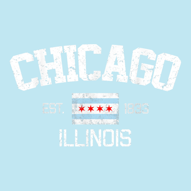 Vintage Chicago Illinois Est. 1833 Gift T Shirt Urban Pullover Hoodie | Artistshot