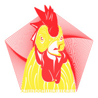 Chicken T  Shirt Screaming Rooster T  Shirt (3) Bomber Jacket | Artistshot