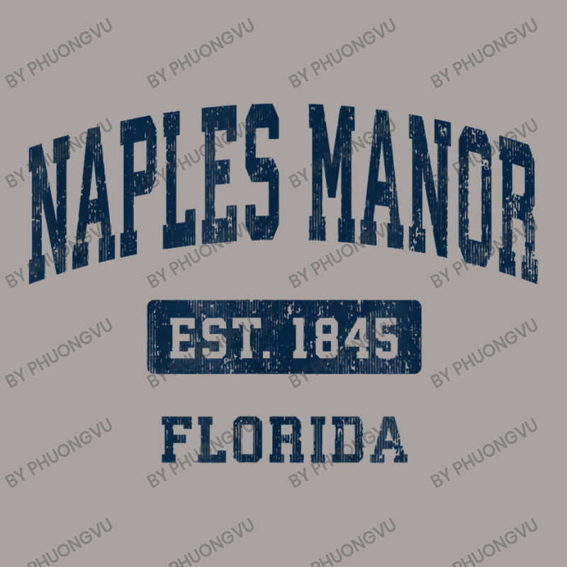 Naples Manor Florida Fl Vintage Sports Established Navy Desi T Shirt Racerback Tank by phuongvu | Artistshot