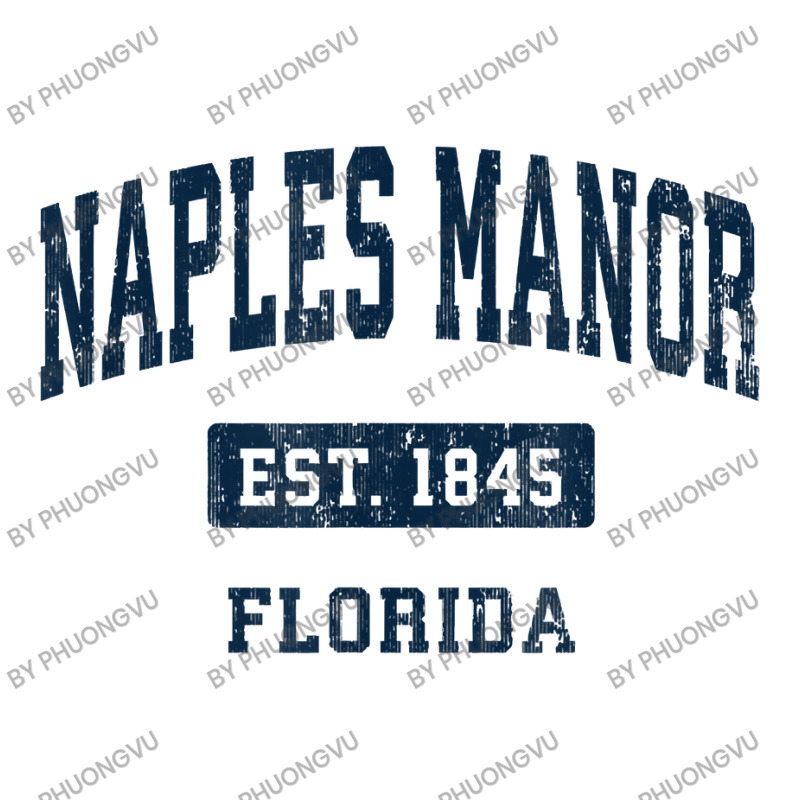 Naples Manor Florida Fl Vintage Sports Established Navy Desi T Shirt Crop Top by phuongvu | Artistshot