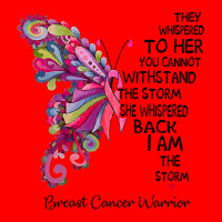 Womens Pink Butterfly I Am The Storm Breast Cancer Warrior T Shirt Bomber Jacket | Artistshot