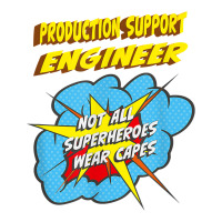 Production Support Engineer Funny Superhero Job T Shirt Bomber Jacket | Artistshot