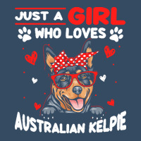 Just A Girl Who Loves Dogs T  Shirt Vintage Just A Girl Who Love Austr Beanie | Artistshot