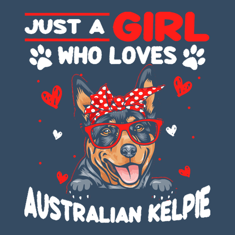 Just A Girl Who Loves Dogs T  Shirt Vintage Just A Girl Who Love Austr Beanie by umueller742 | Artistshot