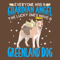 Greenland Dog T  Shirt Greenland Dog With Guardian Angel T  Shirt Beanie | Artistshot