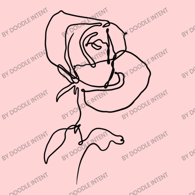 Rose Flower With Leaves Visor hat by Doodle Intent | Artistshot