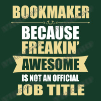 Bookmaker Because Freakin' Awesome Isn't A Job Title Visor Hat | Artistshot