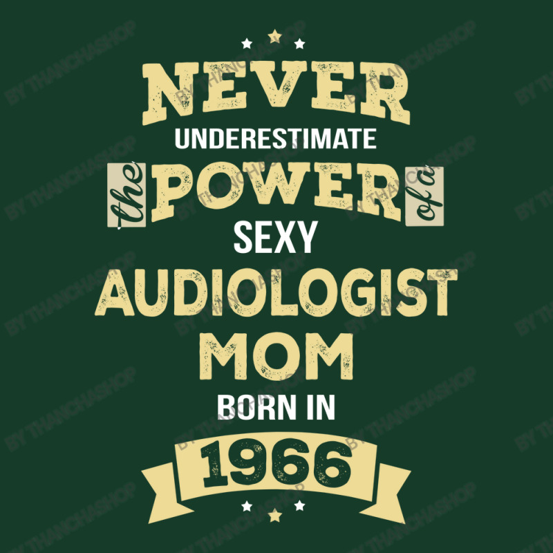 Never Underestimate Audiologist Mom Born In 1966 Visor hat by thanchashop | Artistshot