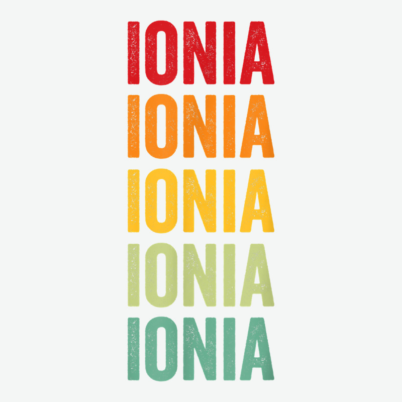 Ionia County, Michigan, Rainbow Text Design T Shirt Urban Heavy T-shirt | Artistshot