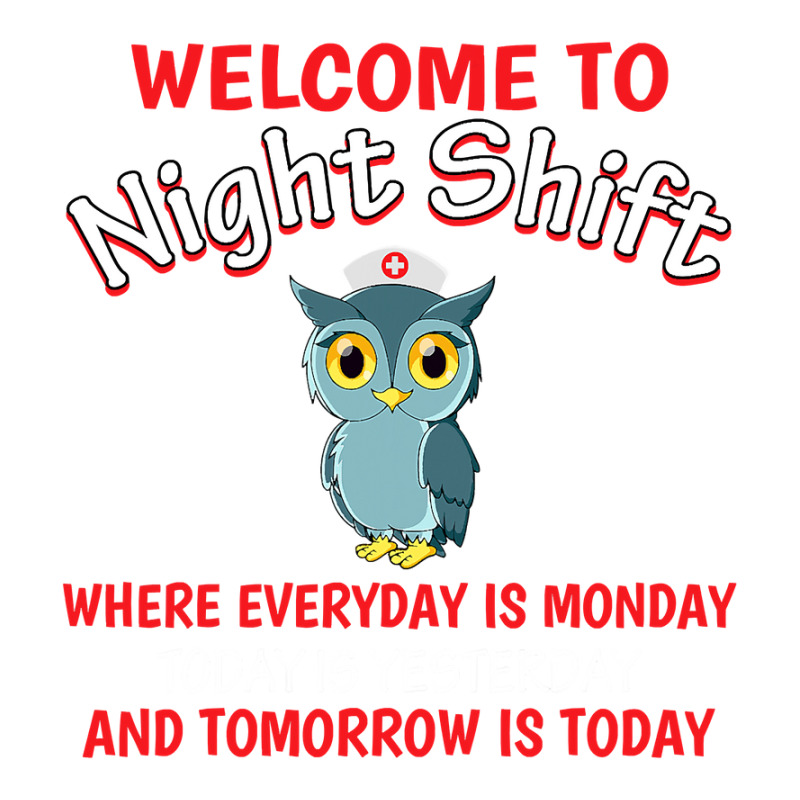 Night Shift Nurse Owls Funny Nursing Rn Lpn Cna Women T Shirt Bomber Jacket | Artistshot