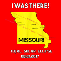 Missouri Map I Was There! Total Solar Eclipse T Shirt Bomber Jacket | Artistshot