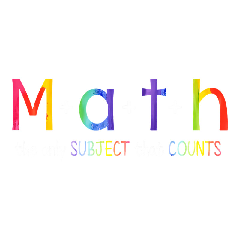 Math The Only Subject That Counts Funny Bun Math Teacher Day T Shirt Bomber Jacket | Artistshot