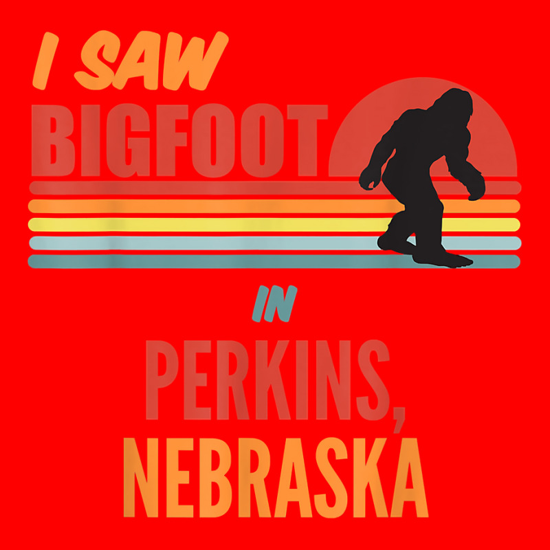 Bigfoot Lives In Perkins Nebraska T Shirt Bomber Jacket | Artistshot