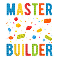 Master Builder Kids Building Blocks Brick Builder T Shirt Bomber Jacket | Artistshot