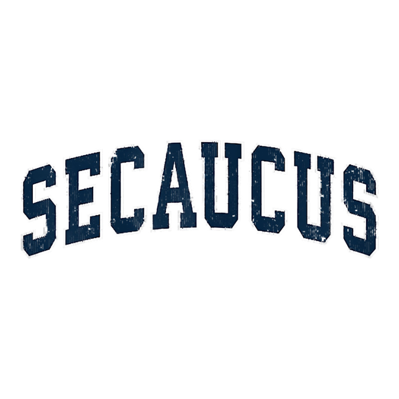 Secaucus New Jersey Nj Vintage Sports Design Navy Design T Shirt Bomber Jacket | Artistshot