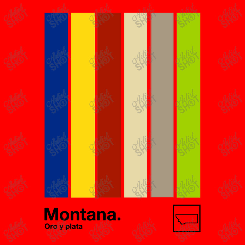 Montana Original Minimalist Artwork Poster Design Bomber Jacket | Artistshot