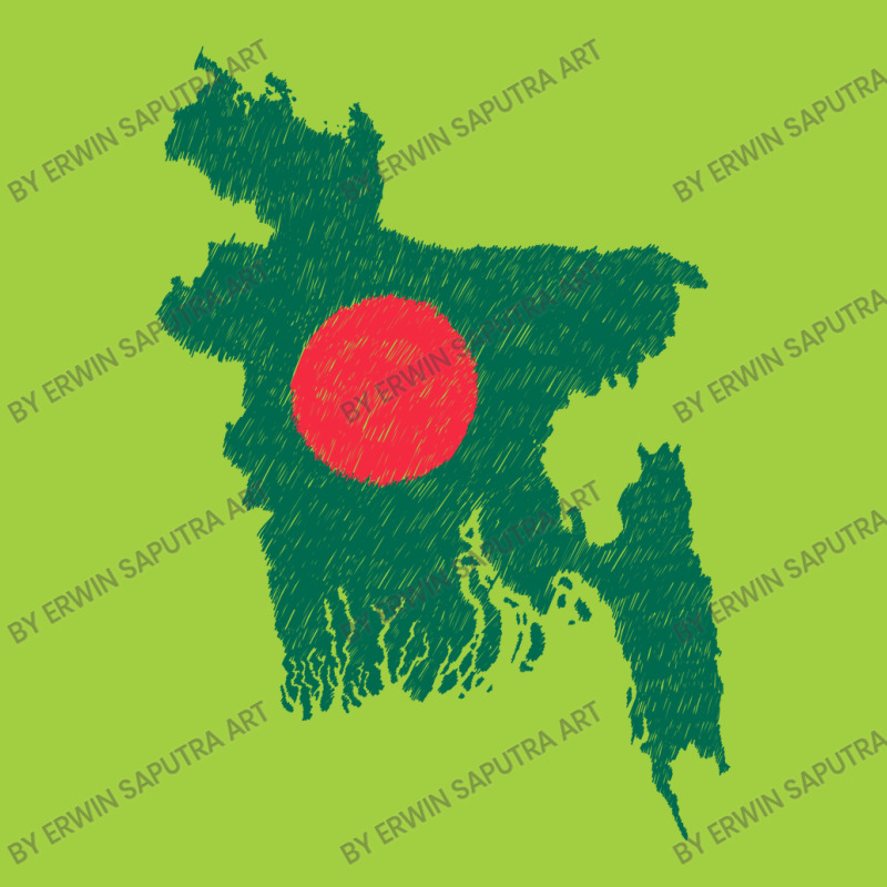 Bangladesh Map Flag Drawing Line Art Beanie | Artistshot