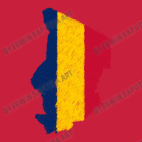 Chad Flag Map Drawing Line Art Beanie | Artistshot