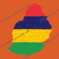 Mauritius Map Flag Drawing Line Art Beanie | Artistshot