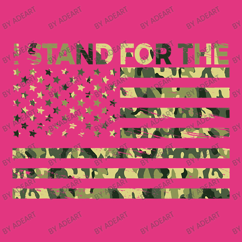 I Stand The Flag Camo Usa Flag Veteran Beanie by AdeArt | Artistshot