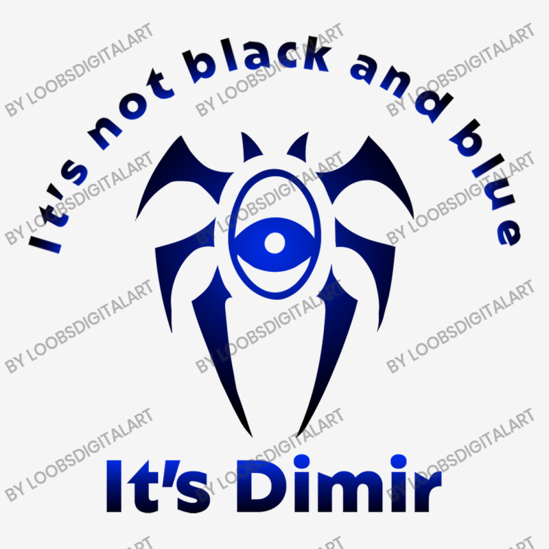 It's Not Black And Blue It's Dimir Adjustable Cap by loobsdigitalart | Artistshot