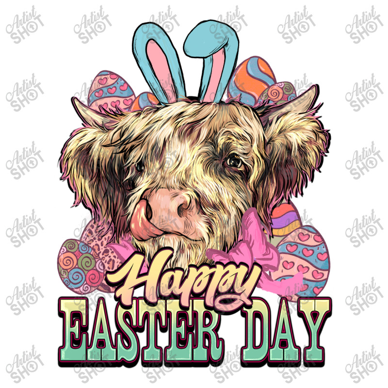 Easter Day Cow V-neck Tee | Artistshot