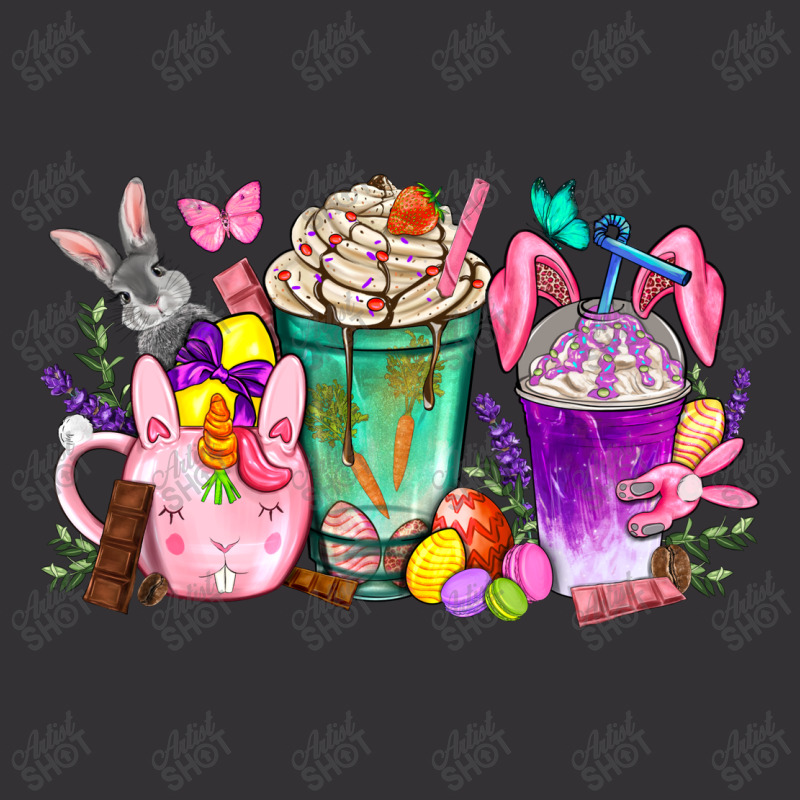 Easter Coffee Cups With Bunny Vintage Short | Artistshot