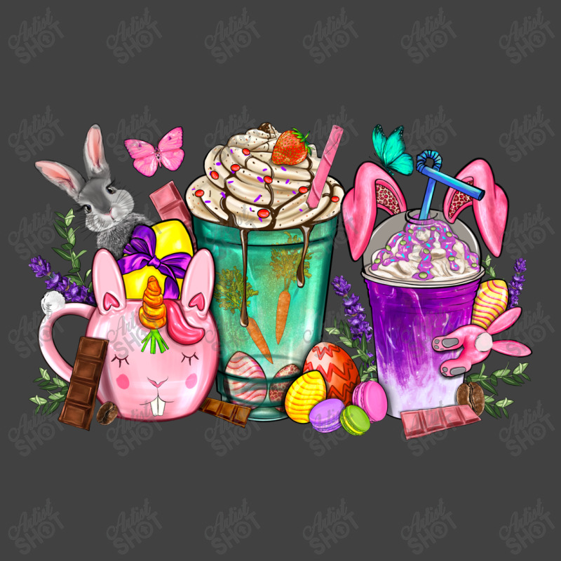 Easter Coffee Cups With Bunny Vintage T-shirt | Artistshot