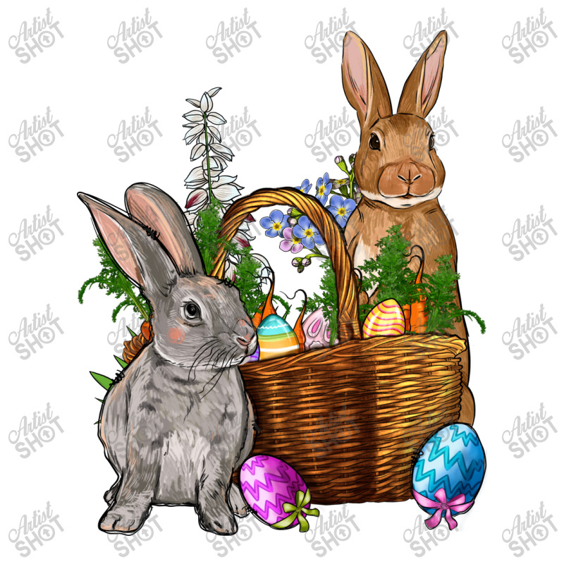 Bunnys Carrots Eggs With Basket Easter Long Sleeve Shirts | Artistshot