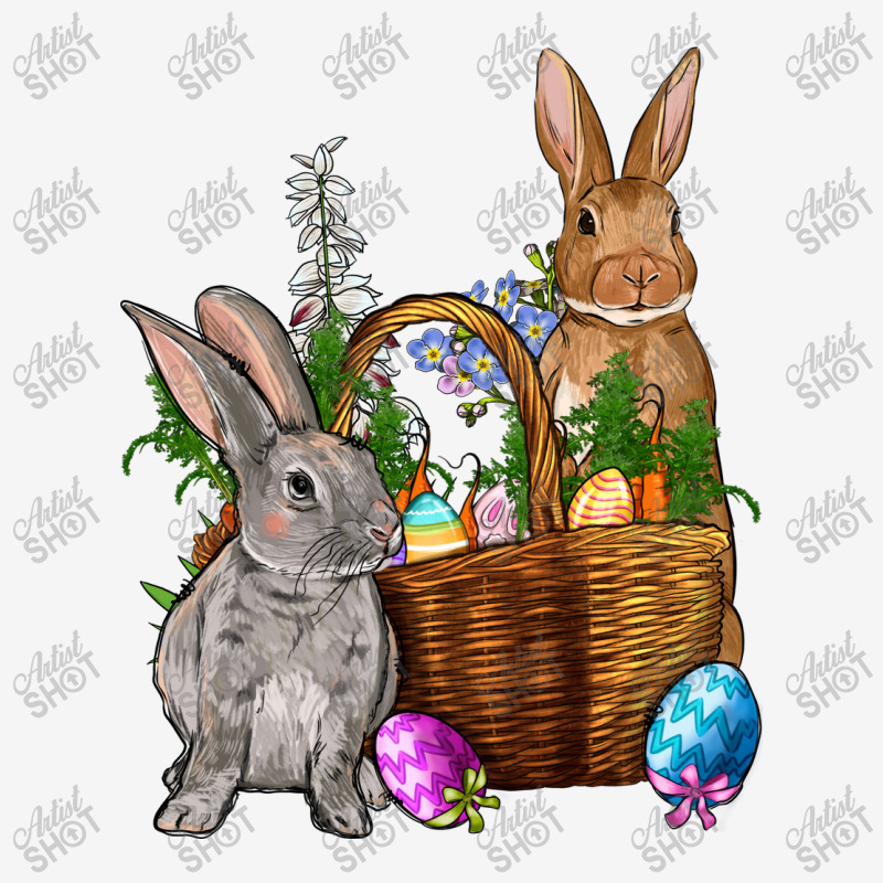 Bunnys Carrots Eggs With Basket Easter Classic T-shirt | Artistshot