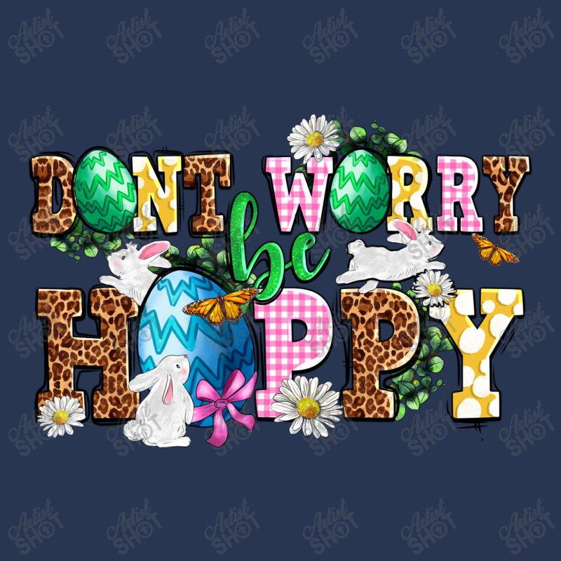 Don't Worry Be Hoppy Men Denim Jacket | Artistshot