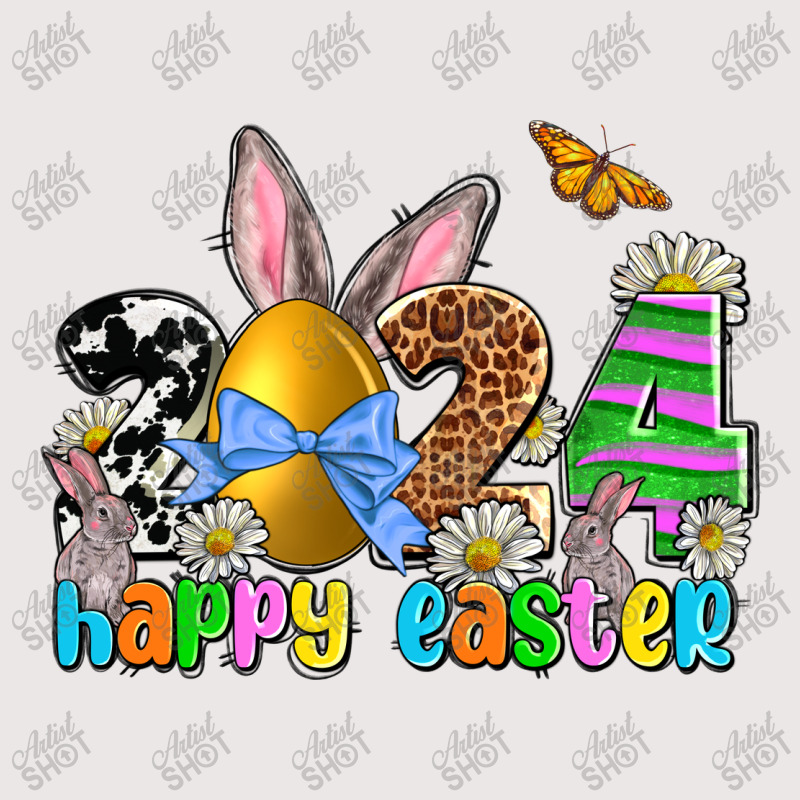 2024 Happy Easter Pocket T-shirt | Artistshot