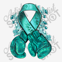 Ovarian Cancer Teal Ribbon With Boxing Gloves Fanny Pack | Artistshot