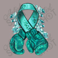 Ovarian Cancer Teal Ribbon With Boxing Gloves Vintage Short | Artistshot