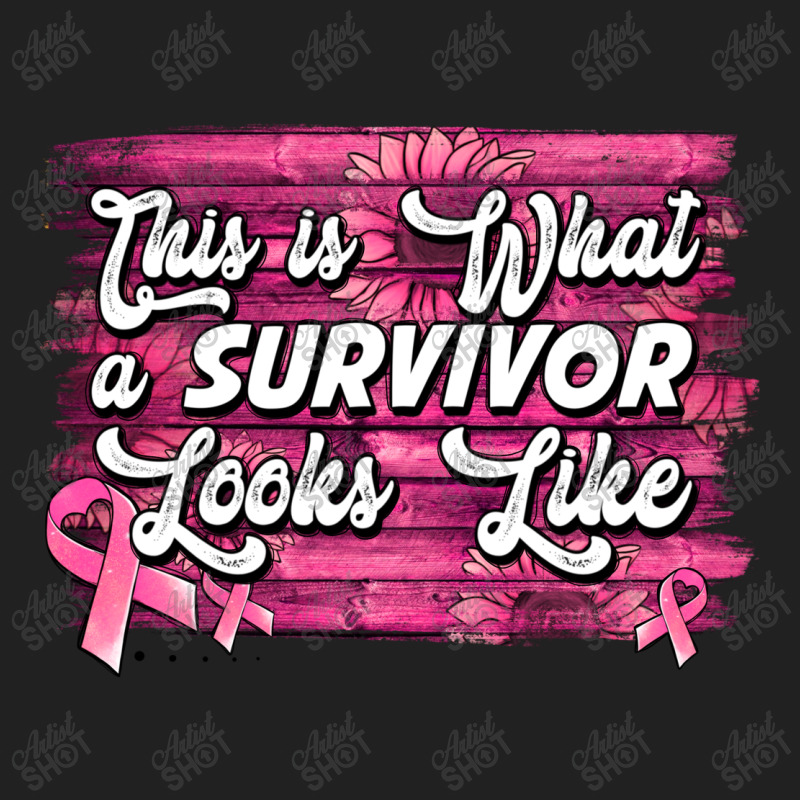 This Is What A Survivor Looks Like Breast Cancer Basic T-shirt | Artistshot