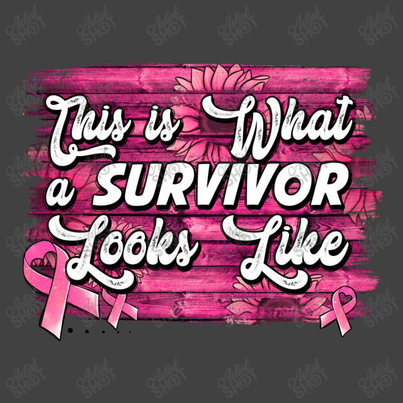 This Is What A Survivor Looks Like Breast Cancer Vintage T-shirt | Artistshot