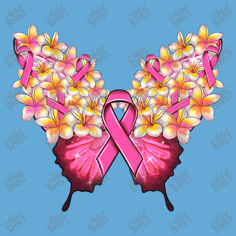 Pink Ribbon Breast Cancer Butterfly Basic T-shirt | Artistshot