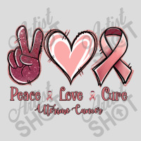 Peace Love Cure Uterine Cancer Men's Polo Shirt | Artistshot